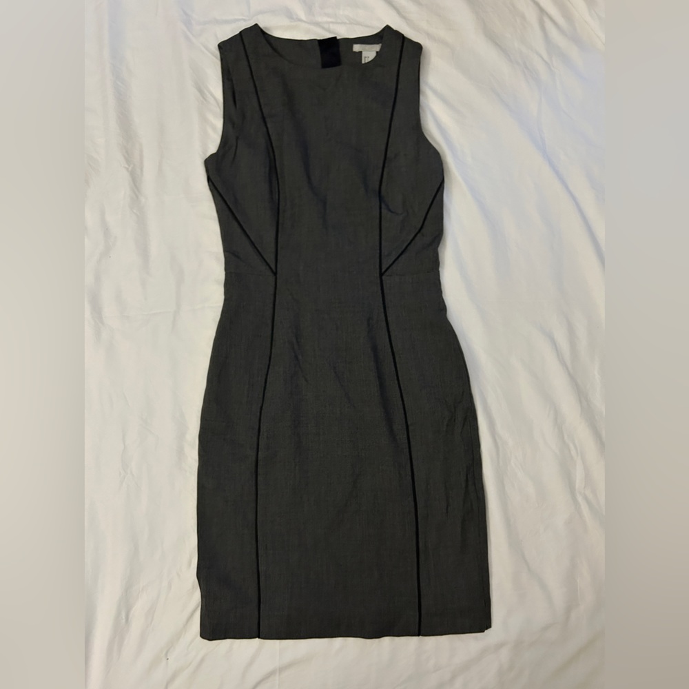 HM Womens Black Sheath Dress Size 4